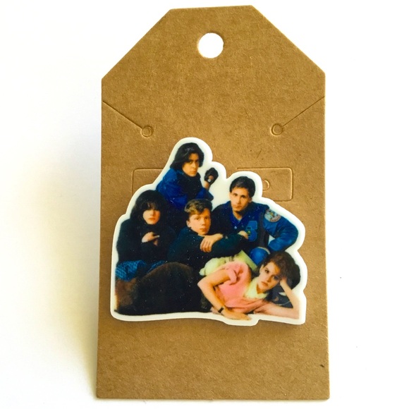 New The Breakfast Club Acrylic Lapel Pin - Picture 1 of 2